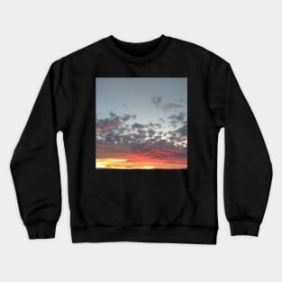 Sunset in clouds Crewneck Sweatshirt